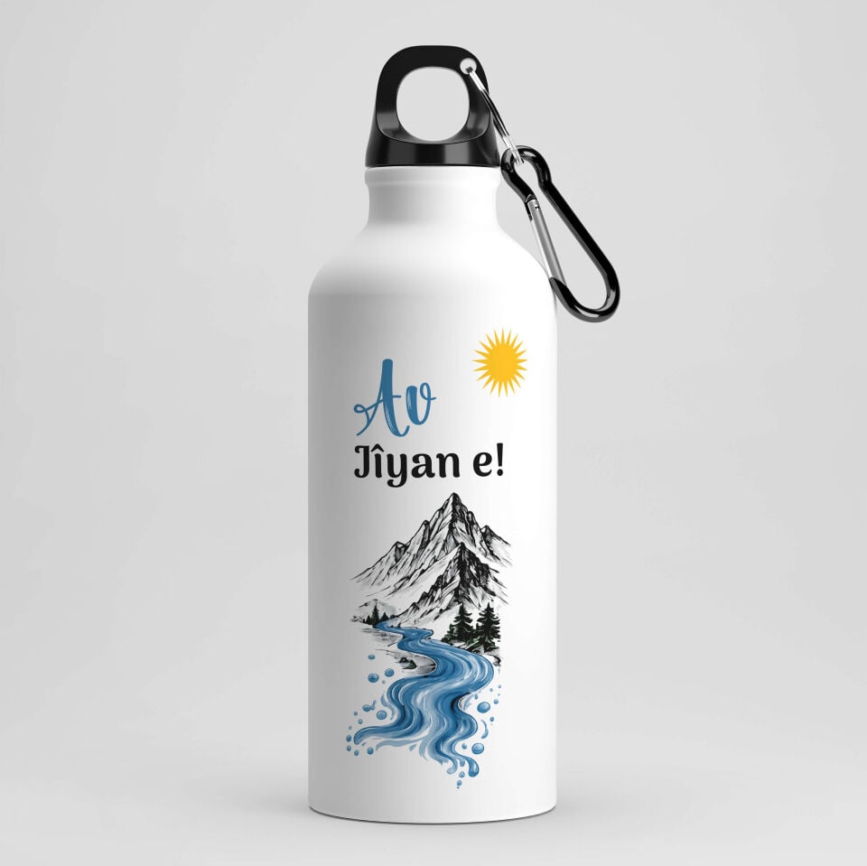 Av Jiyan e Tasarımlı Kancalı Matara