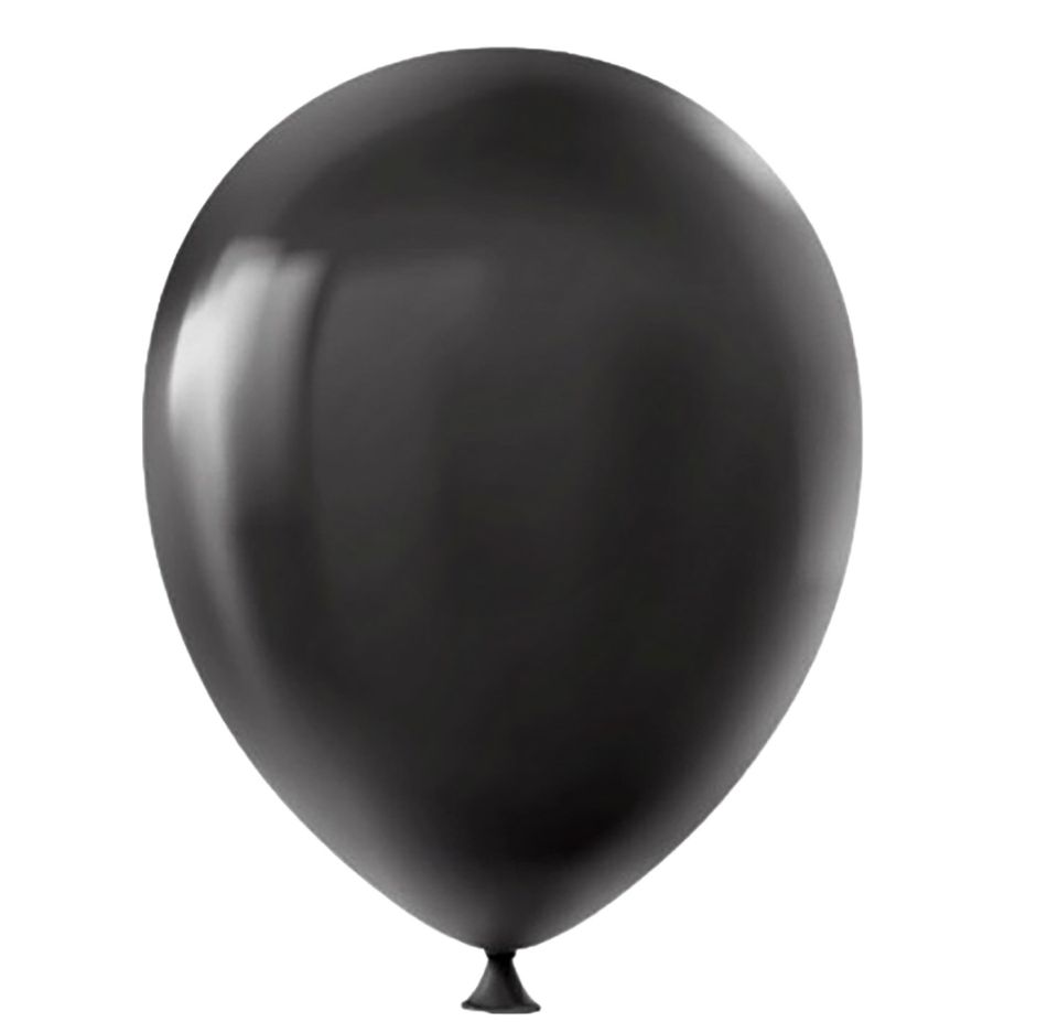 Siyah Renk Pastel Balon 12 inç 30 cm