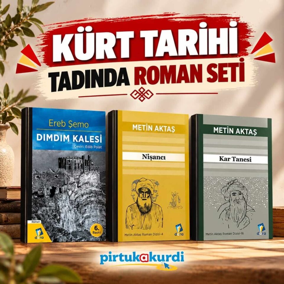 Nişancı - Dımdım Kalesi - Kar Tanesi Kürt Tarihi Tadında Roman Seti