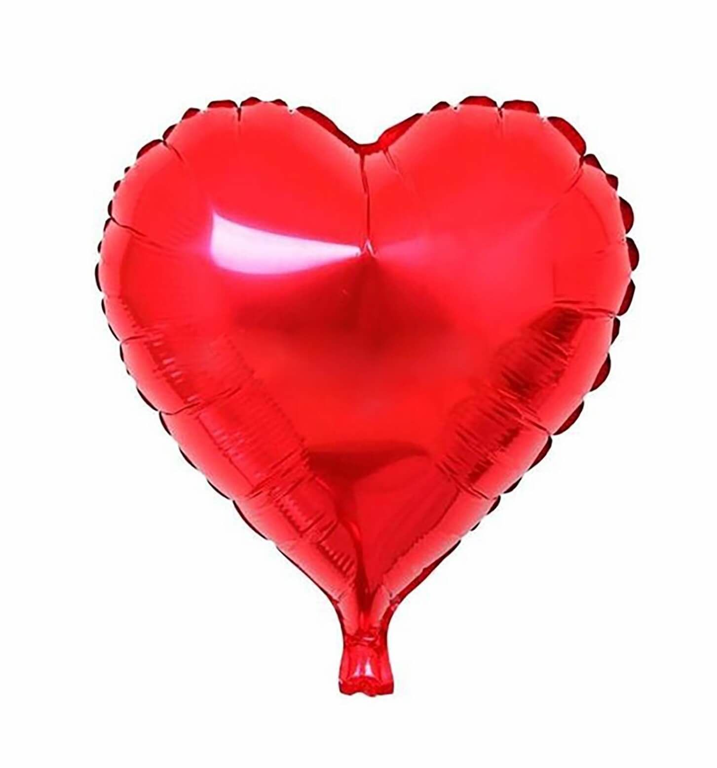 Kalpli Folyo Balon Kırmızı Rengi 18 inç 45 cm