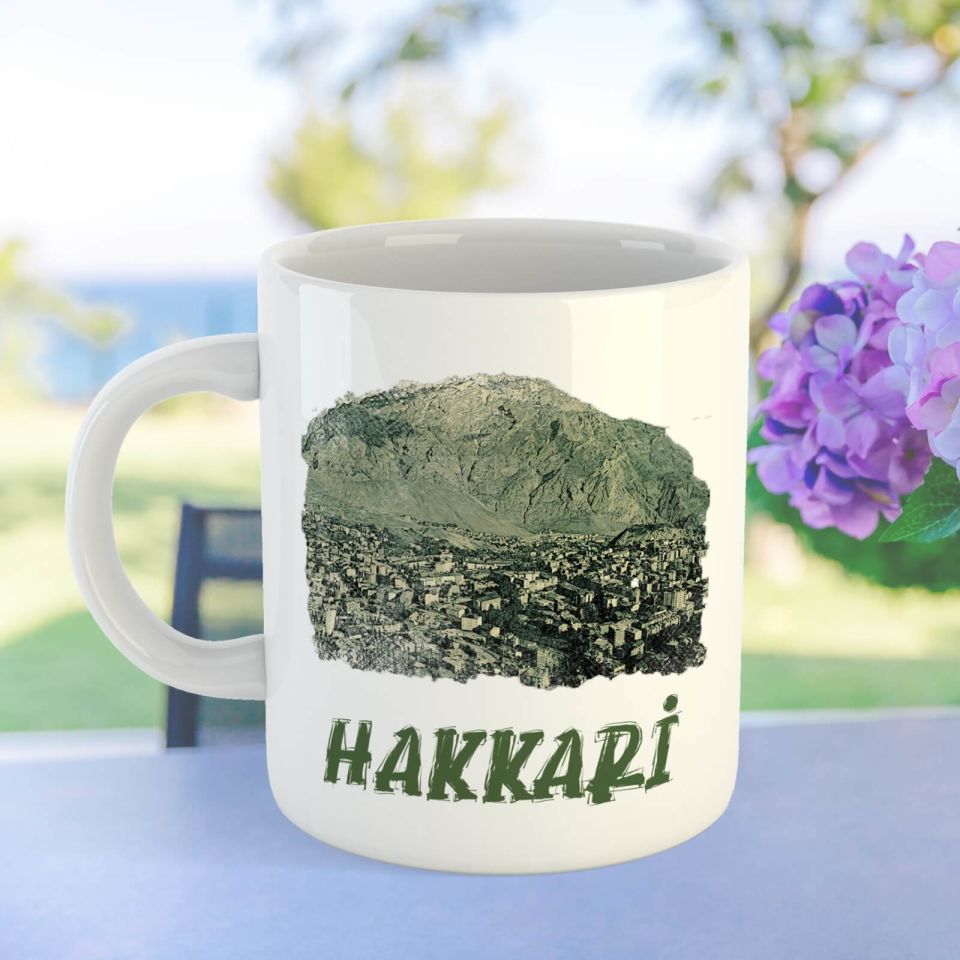 Colemêrg Hakkari Tasarımlı Kupa ve Termos Seti - Colemêrg Hakkari Termosu Kupası