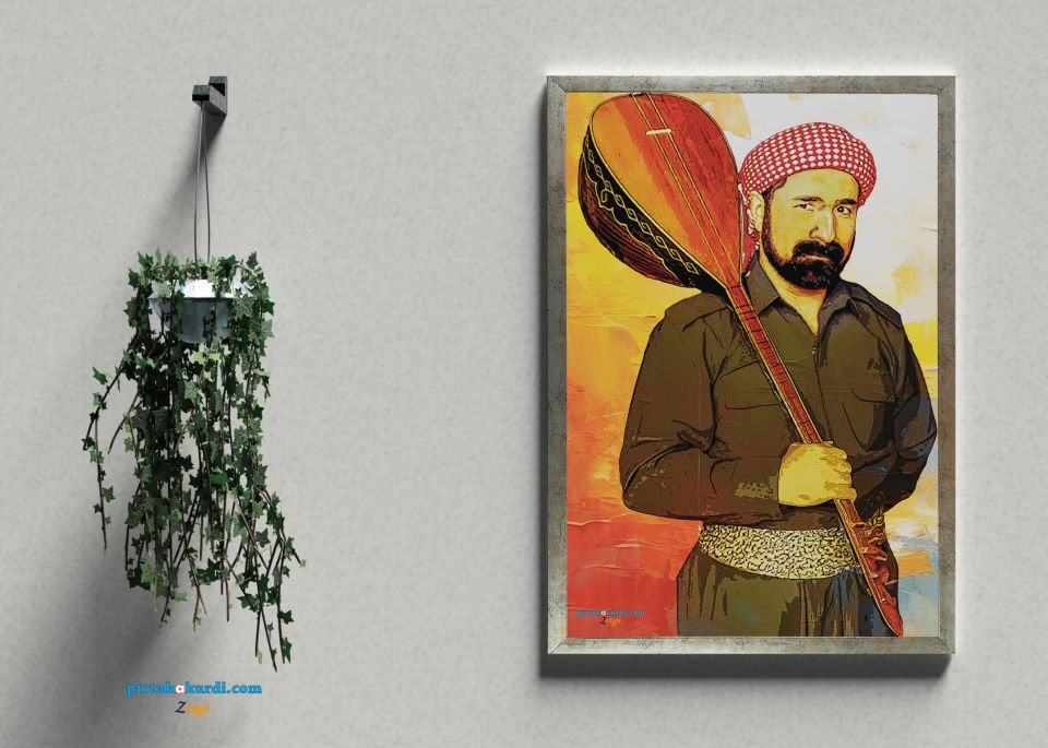 Postera Şivan Perwer - Şivan Perwer Posteri ÇERÇEVELİ