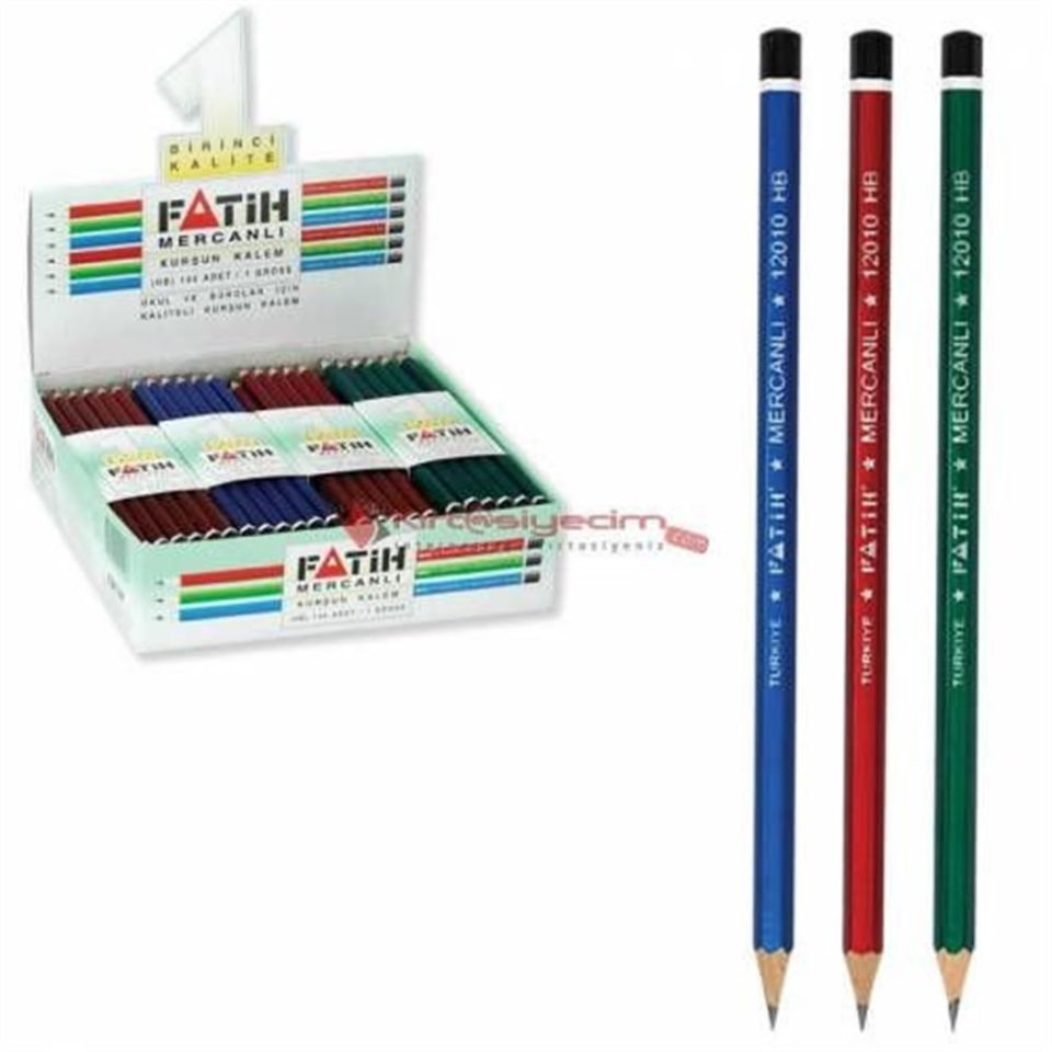 Fatih Siyah Mercanlı Kurşun Kalem