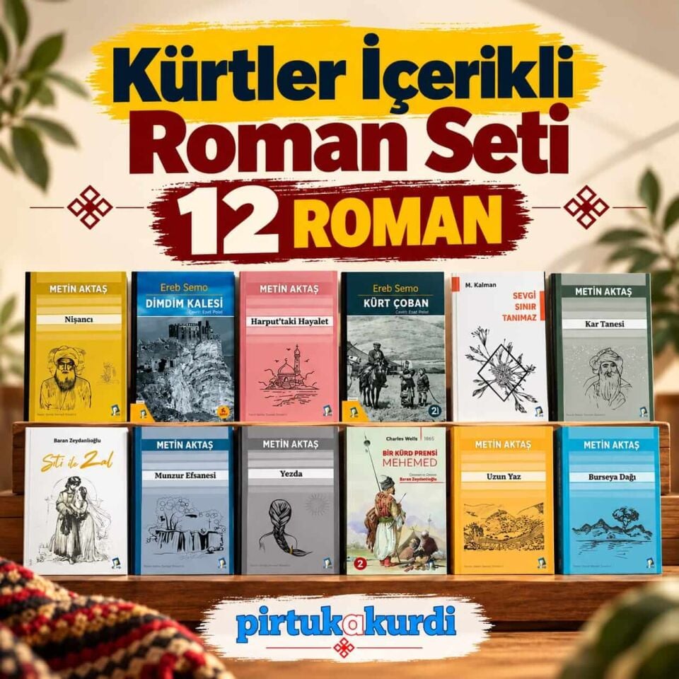 Kürtler İçerikli Roman Seti (12 ROMAN)