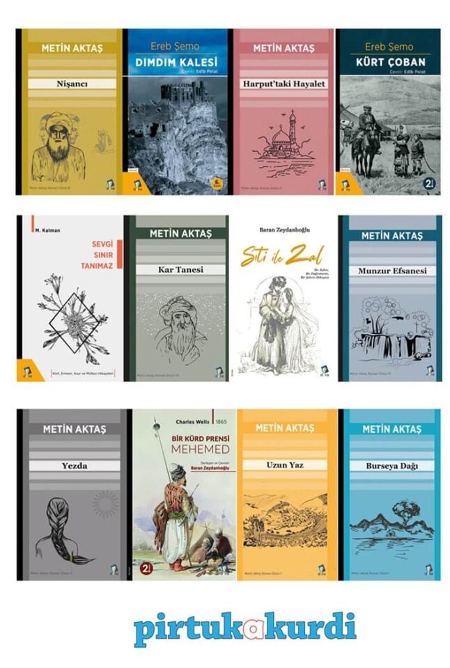 Kürtler İçerikli Roman Seti (12 ROMAN)