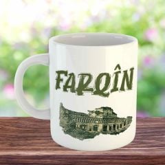 Farqîn Tasarımlı Porselen Kupa Bardak - Silvan Kupası