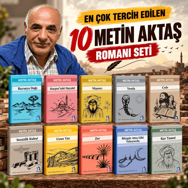 En Çok Tercih Edilen 10 Metin Aktaş Roman Seti