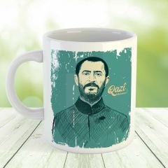 Qazî Muhammed Tasarımlı Porselen Kupa Bardak - Qazî Muhammed Kupası