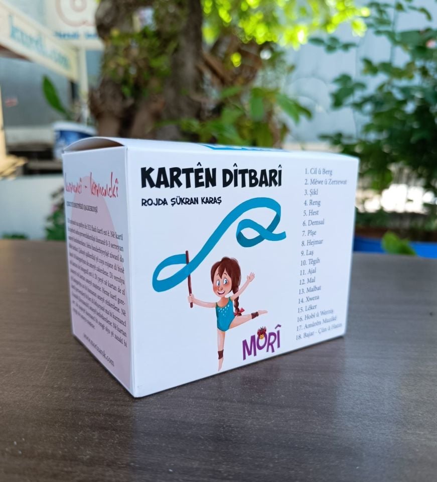Kürtçe Hikaye ve Eğitim seti - Serê Şevê Çîrokek - Lorîn - Kartên Dîtbarî - Kürtçe Dil Kartları