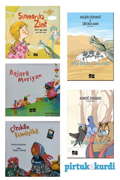 Seta Çîrokên Kurdi - Kürtçe Çocuk Hikaye Seti (5 kitap)