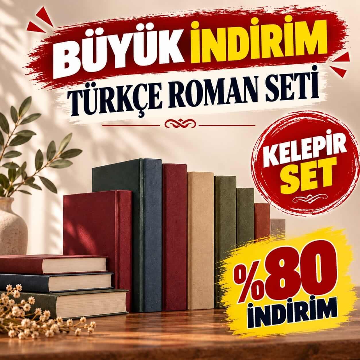 TÜRKÇE ROMAN SET (20 kitap)