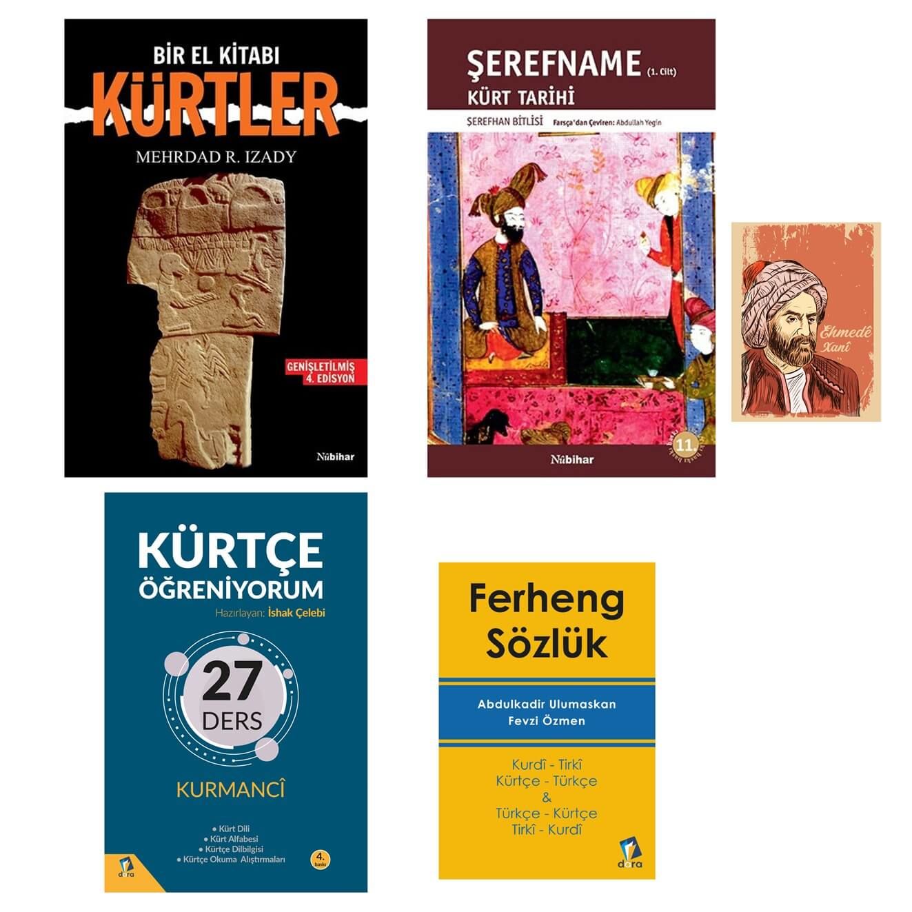 Dilimi ve Tarihimi Öğreniyorum Seti - Kürt Tarihi ve Kürtçe Öğrenme Kitapları