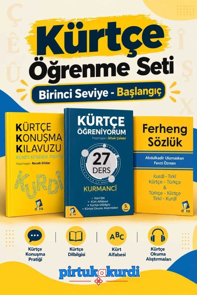 Kürtçe Öğrenme Seti - Birinci Seviye