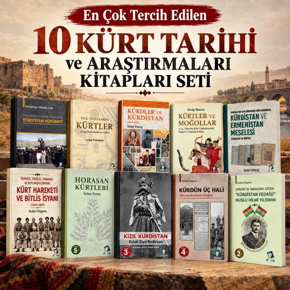 En Çok Tercih Edilen 10 Kürt Tarihi ve Araştırmaları Kitapları Seti